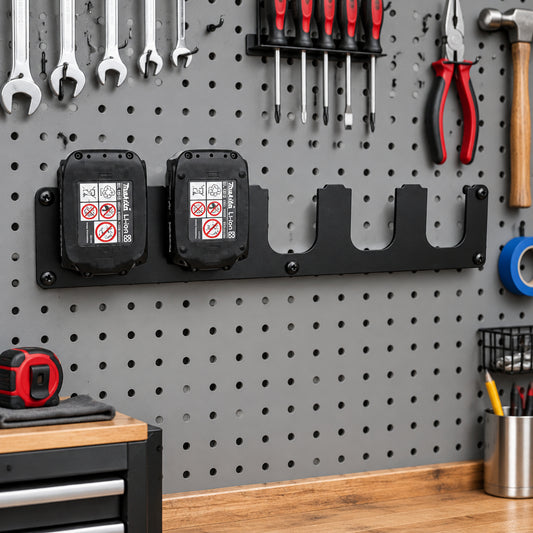 Wandhalterung für Makita Akku 14,4V & 18V LXT Serie Akkuhalter 5-Fach
