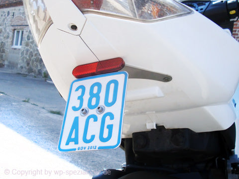 Peugeot 50 Jet Force C-Tech Tuning Kennzeichenhalter mitte