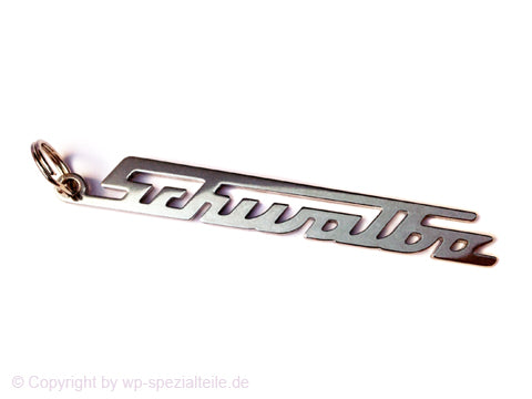Schlüsselanhänger Simson Schwalbe Emblem aus Edelstahl