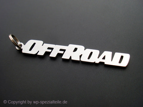 Offroad Schlüsselanhänger Emblem Edelstahl Enduro Allroad Cross Motocross