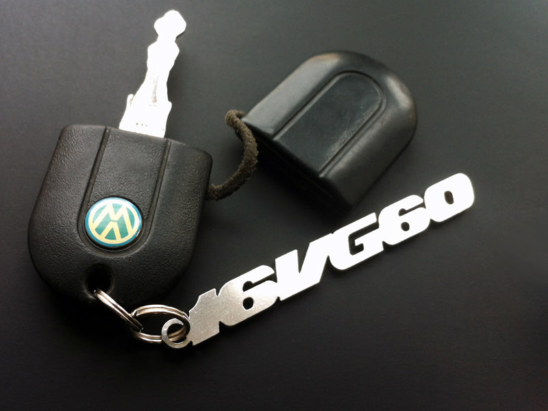16V-G60 Schlüsselanhänger Emblem aus Edelstahl Limited Edition G60
