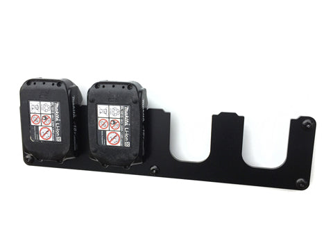 Wandhalterung für Makita Akku 14,4V & 18V LXT Serie Akkuhalter 4-Fach