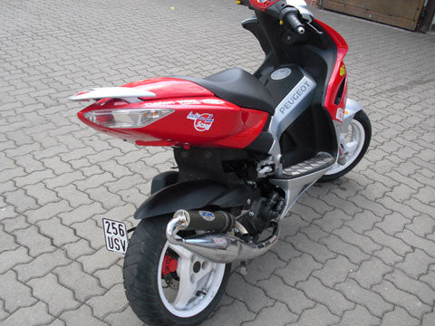Kennzeichenhalter seitlich Peugeot Jetforce C-Tech
