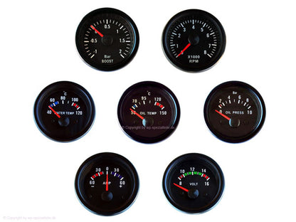 Ladedruckanzeige Retro Universal Zusatzinstrument VW Audi Porsche usw