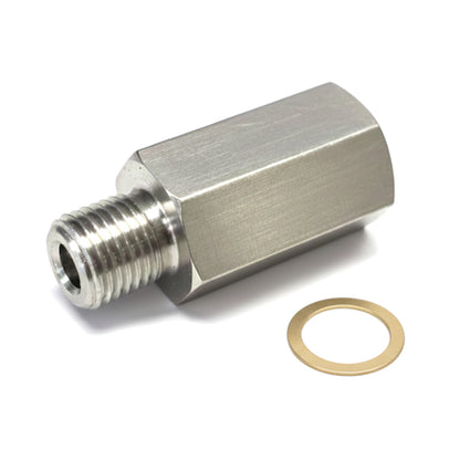 Langer Gewinde Adapter M10x1 für Temperatur Sensoren mit 1/8" 27NPT