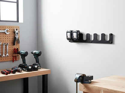 Wandhalterung für Makita Akku 14,4V &  18V LXT Serie Akkuhalter 5-Fach