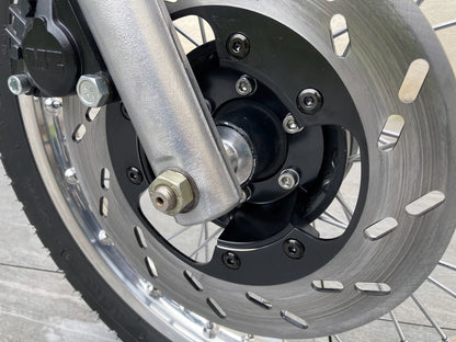 MZ ETZ Bremsscheibe 280 mm am Vorderrad montiert