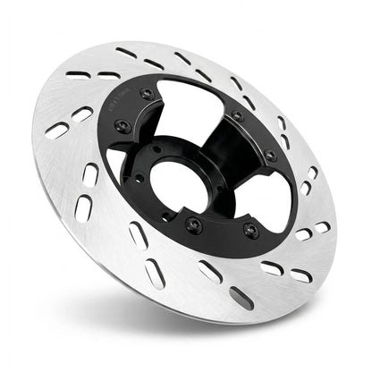 MZ ETZ 280 mm Bremsscheibe mit Adapter montiert