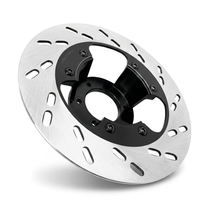 MZ ETZ 150 250 251 301 gelochte 280mm Scheibenbremse mit Aufnahme für originale Radnabe - Komplettset