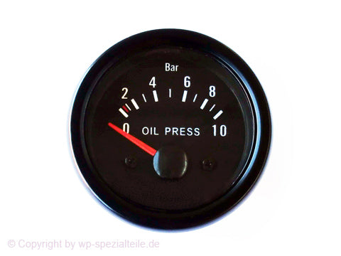Öldruckanzeige Retro Universal Zusatzinstrument Oeldruck VW Audi Porsche usw