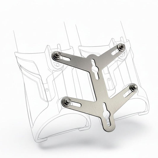 Adapter für zwei Fahrrad-Flaschenhalter